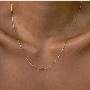 Simple Design Sense Female Collars Clavicle Chain Thin Bone Chain Necklace
